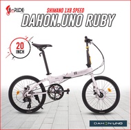 DAHON UNO RUBY 20"  SHIMANO 8 Speed Aluminum Folding Bike / Basikal Lipat / Foldable Bike