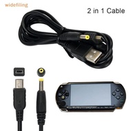 widefiling 1Pc 2 in 1 USB 2.0 Data Cable Charger Lead for   1000 2000 3000 Portable Game Accessory N