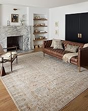 Loloi II Monroe Collection MON-05 Sand/Sunrise 6'-7" x 9'-3" Area Rug