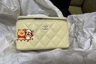 Chanel長盒子 淺黃