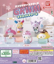 Bandai Sanrio Characters GRWM 敷面膜美容扭蛋掛飾 Hello Kitty melody