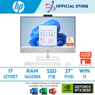 HP PAVILION 27-CA1006D All-In-One Desktop PC (I7-12700T 16GD4 1TBSSD / RTX3050 4GD6 / 27" TOUCH FHD / WIN11 /OFFICE OPI)