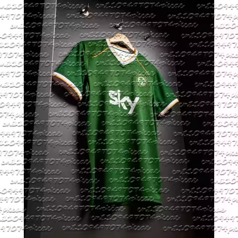 New 2026 Ireland Football Jersey Unisex Summer Breathable Quick Dry Family matching Sport T-shirt Fa