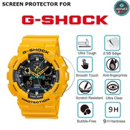 Casio G-Shock GA-100A-9A Series 9H Watch Screen Protector Cover GA100 Tempered Glass Scratch Resista