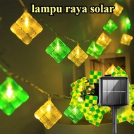 ⭐Local delivery 🌙 8Modes-30LED 6.5M 2026 Hari Lampu raya Rhombus Decoration Solar Waterproof Light S