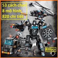 [820 Details] Lego Assembly SWAT Team SWAT Team Includes Car, Helicopter, Cool ROBOT