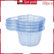 XI 10Pcs 40ml Disposable Plastic Clear Dipstick  Test Urine Cup Container