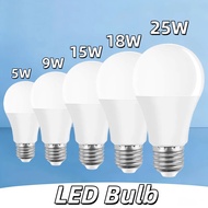 E27 LED light bulb 5W/9W/15W/18W/25W White Light LED Bulb Energy-saving bulb light