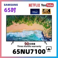 65吋4K SMART TV SAMSUNG三星65NU7100 WiFi上網智能電視