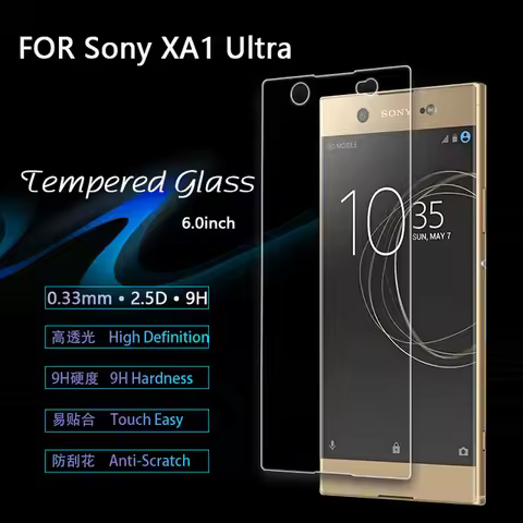 2.5D Tempered Glass For Sony Xperia XA1 Ultra High Quality Protective Film Explosion-proof Screen Pr