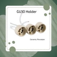 lglights GU10 Bulb Holder Ceramic Mentol GU10 Eyeball Track Light Socket Outdoor Wall Light Lamp Hol