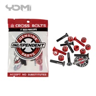 Independent Skateboard Cross Bolts 1 Piece Red phillips | Independent Truck CompanyOriginal