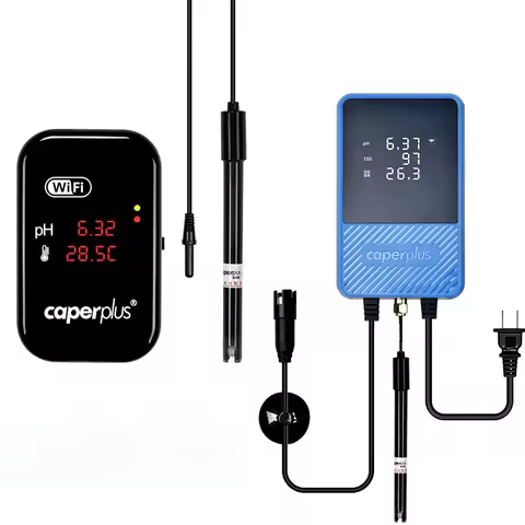 110-240V Caperplus Aquarium Q2 PH Temperature TDS 3 In 1 Intelligence Monitor Detector WIFI APP PH D