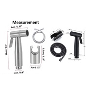 SUS304 Bidet Spray Holder FULL SET (bidet+hose+holder)