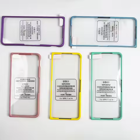 For OPPO Find N6 Find N5 Find N3 Macaron Color Palette Shell Film Frame Cover