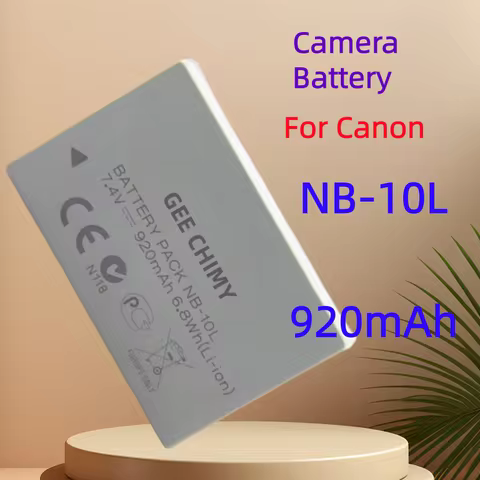 High quality 920mAh NB-10L NB 10L Camera Battery or Charger For Canon G1X G15 G16 SX40HS SX50HS SX60
