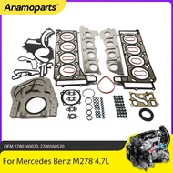 Engine Parts Full Gasket Set Fit 4.6 4.7 L M278 For Mercedes-Benz GLS550 S500 W221 W222 W166 X166 C2