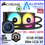 CORSAIR iCUE H100i Elite LCD XT Kit 240mm AIO CPU Cooler with IPS Screen (CW-9060074-WW)
