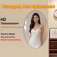 mirror sticker wall acrylic mirror wall sticker self-adhesive mirror wall body oval mirror