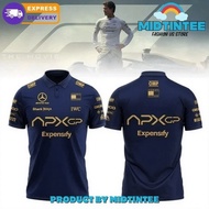 2025 Newest F1 Racing Suit + APX GP Team F1 Jersey + Summer Men&Women Short Sleeve T-Shirt