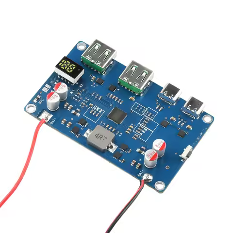 100W PD QC 2-way Fast Charging Powerbank Module DIY Charging 3-6S Lithium Battery Protection Motherb