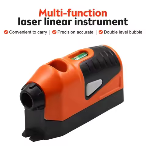 1set Mini Portable Laser Level Vertical Horizontal Laser Line Projection Measuring Tools Vertical Sp