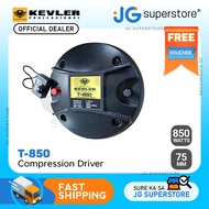 KEVLER T-850 850W Titanium Dome Shape Compression Driver with 75mm Voice Coil, 8 Ohms Impedance