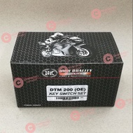 IGNITION KEY SWITCH SET - DEMAK - DTM 200 (NK)
