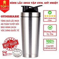 Sports Water Bottle, 304 750ml Stainless Steel Shaker, GymShark Thermos Bottle, Sports, Travel, Office