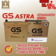R Battery Gs Calcium Astra 65B24Ls 12V 55 Ah Car Crv, Hrv, Yaris, Sienta, Confero, Cortez 6 Month Wa