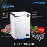 KitchenZ Elba Chest Freezer Dual Functions (100L) EF-E1310 GR