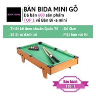 ( SALE 50% ) Bàn Bi Da Mini Đồ Chơi Bàn Bida - Bida Lỗ - Bộ Bida Mini 6 Lỗ Cho Bé - Thiết Kế Đơ Giản