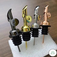 GD Steel Wine Stopper 304 Stainless Cap Dispenser Spout Auto Open Liquor Bottle Plug