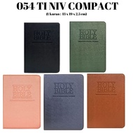 054 TI NIV COMPACT - HOLY BIBLE / NEW INTERNATIONAL VERSION (NIV) MEDIUM SIZE NIV Bible