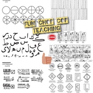 Cop pemegang plastik Chop Rubber Stamp for Teachers Parent Teaching Students bagi Chop untuk Guru Tu