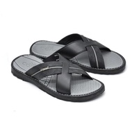 Carvil espresso 03 M Sandal Casual Kulit Pria Carvil