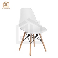 JL Furniture Plastic Shell Eames Chair Indoor Outdoor ABS Plastic Chair Modern Shell Lounge Chair Di
