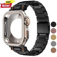 Luxury Metal Case+Titanium Strap for Apple Watch Ultra 2 1 49mm 46mm iWatch Series 10 46mm 49mm