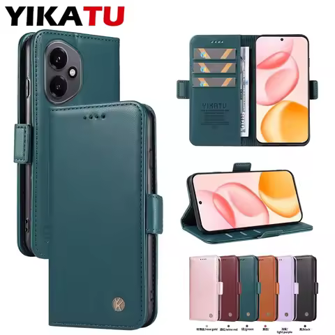 Skin Friendly Wallet Leather Case For Huawei Honor X60 Pro 5G X50 X9C Smart 5G X9B X8C X8B X7C X7B 4