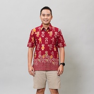 KEMEJA Trbalho - Abang Betawi 7 Short Sleeve M0185 - Men's Short-sleeved batik shirt