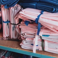 ผ้าใบกันฝน ผ้าใบถุงลม 3x4 เมตร ผ้าถุงลม ผ้าใบแอร์แบ็ค ใช้งานได้มากกว่า 5 ปี