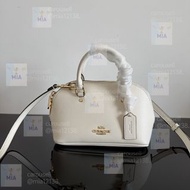COACH 蔻馳 SATCHEL Lara 22 女款 牛皮 小號  貝殼包 手提包 單肩包 斜挎包