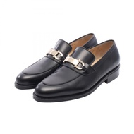 【二手】 Salvatore Ferragamo樂福鞋，Gancini 皮革樂福鞋，男士，二手 A