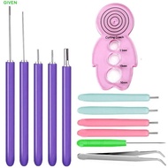 GIVEN 12PCS Quilling Needle Kit, Multi Size Quilling Slotted Pen Paper Quilling Tools, DIY Paper Cur