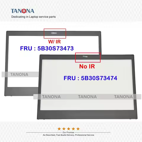 New 5B30S73474 5B30S73473 Black For Thinkpad L14 Gen 1 L14 Gen 2 LCD Front Bezel Frame Cover Trim Be