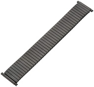 Hadley Roma MB8008RASQ 24 Black Metal Watch Band