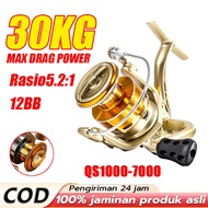 Fishing Reel Long Range Fishing Reel EF1000-7000 Series max drag 30kg GR 5.2:1 12BB strong