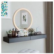 MINIMALIST FLOATING WALL HANGING DRAWER SHELF SHELF DRAWER 2 60 CM BLACK