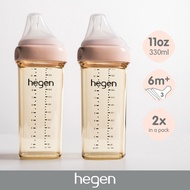 Hegen 11oz Feeding Bottle, 2-pack Pink