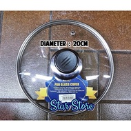 Glass Pan Lid / Pan Glass Cover Replacement Size 20cm
